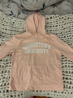 Women's Light Pink Georgetown University Sweatshirt